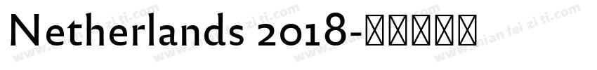 Netherlands 2018字体转换